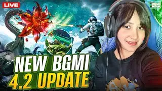 EXPLORING NEW UPDATE 4.2 BGMI 🔴| FACECAM🥰| #pubgmobile #pubg #bgmi #girlgamer #bgmilive #pubgm