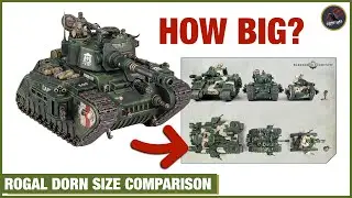 HOW BIG IS THE ROGAL DORN TANK? A Size Comparison With Leman Russ & Baneblade - New Rules Confirmed!