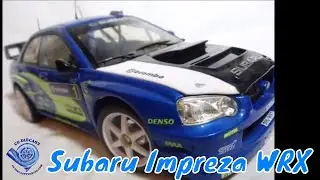 Custom made Subaru Impreza WRX STi hotwheels 1:18 diecast model