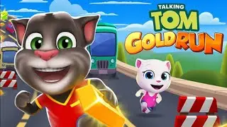 Talking Tom Gold Run Game Play Part -17 Live Give a way #tom #cat