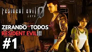 🔴 RESIDENT EVIL 0 | PRIMEIRA VEZ | ZERANDO SAGA RESIDENT EVIL - #1 | MEMES NA DESCRI&Ccedil;&Atilde;O!!!