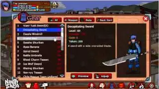 Ninja Saga Update On My Chars!!!!!!