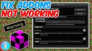 How To Fix Addons/Minesanity Not Working