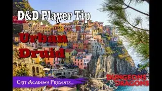 D&D Player Tip | Urban Druid  | Crit Academy Podcast