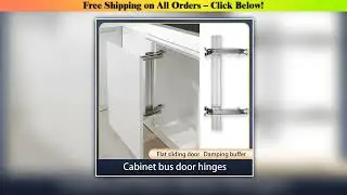 Aluminum Alloy Hardware Door Hinge Damping Buffer Sliding Door Hinges Flat Opening Door Wardrobe