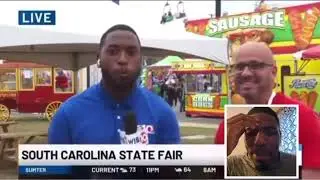News Reporter Does Not Like Local State Fair Hotdog on Air