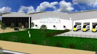 architecture projects: Hitachi Trains, Newton Aycliffe