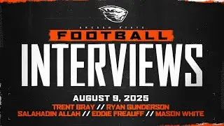 Oregon State Football Interviews: August 9, 2025
