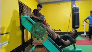Mr.India subha mondal 185kg leg press