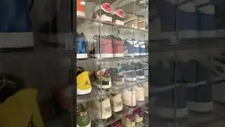 SHOE COLLECTION - GLASS SHOE RACK  #DRIP