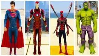 Dc vs Marvel Funny Superhero Moments #29 &ndash;#GTA5 #Hulk #Thor #Superman #Spiderman #Ironman #Betman