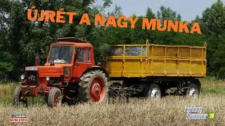 🔴 Farming Simulator 25🚜🌾 | ÚJRÉT NAGY MUNKA || H.F.T. 🤠|| HORI farming vehicle control