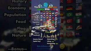 Try to create your own country with $20! #europe #geography #mapping #countries