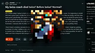 my beisa coach died twice? before beisa? normal? (emotional)