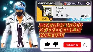 MY FIRST VIDEO OF FREE FIRE IN YOUTUBE COMMUNITY #freefire #foryou 🥰