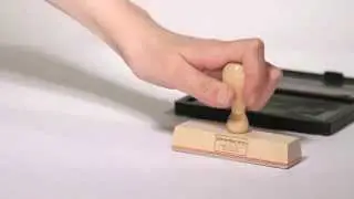 Holzstempel 90x20mm