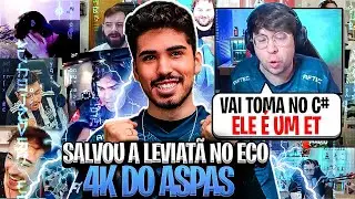 REAÇÃO DO MUNDO ao ASPAS SALVANDO o ROUND de VANDAL HERÓI, 4K do GOAT!