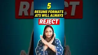 5 Resume Formats ATS Will Always Reject