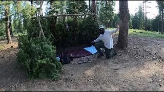 Самостоятельный поход без палатки на 3 дня &mdash; убежище для выживания &mdash; пеший туризм &mdash; рыбалка