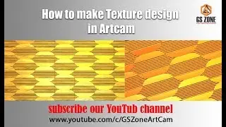 3D Texture Design | #GSZone #Artcam #cnc #Texture