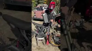 Solar powered electric dirt bike