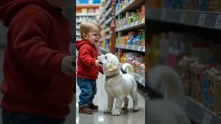 Little Puppy Reunites Lost Child with Parents in the Mall | Heartwarming Story #PuppySavesChild