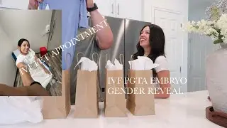 OUR IVF JOURNEY: episode 6/ IVF Frozen Embryo Transfer Protocol Appointment/ pgta gender results