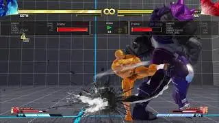 Seth SFV baiting Abigail and Vshift punish