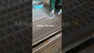 #MosaicTerrazzo #terrazzo #SatisfyingDesign #PatternedFloor #FloorDesign #InteriorDecor #homedesign
