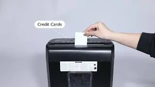 Bonsaii Small Home Office Cross Cut Shredder for Effortless Shredding