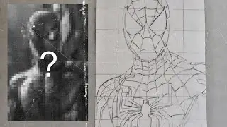 How to draw Spider-Man || outline tutorial