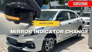 Baleno Sigma Accessories Installation✅ Side Indicator Fitment✅ DIY Modification #baleno ￼#ppcarvlogs
