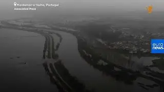 La semana de borrascas inunda Portugal