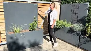 Blumentrog Flexi Potflex Blumenkasten mit Sichtschutz