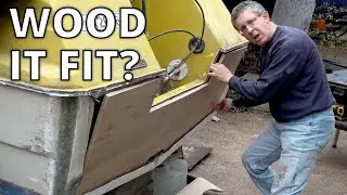 378. Cutting the new transom core for my boat!