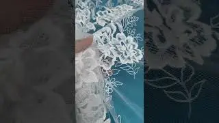 #bridallace #weddingdress #embroiderylace #embroidery #designerlace #wedding #lace #bridal #dress