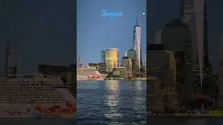 #nyc #wtc #carnival -Crystal view of NYC Downtown&rsquo;s Riverside 👍👌💙 ! Subscribe for more !!