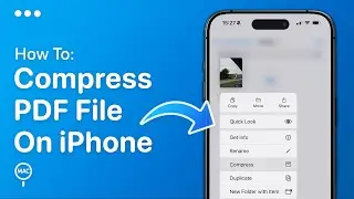 How To Compress A PDF File On iPhone | Easy Guide