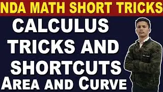 Calculus  Tricks and  Shortcuts for NDA | Area and Curve NDA Math Trick in Hindi | NDA Maths