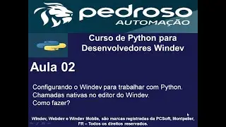 Curso de Python para desenvolvedors Windev - aula - 2 - Vari&aacute;veis e ambiente.