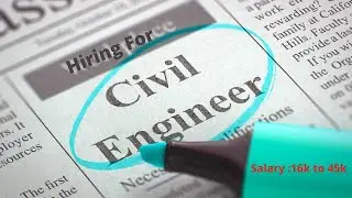 Civil engineering jobs for freshers | Hiring for civil engineers