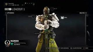For Honor Warden Legendary Gear (not all)