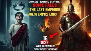 The Roman Empire ended when a Barbarian deposed a 16-year-old emperor