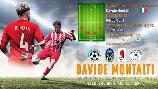 Davide Montalti Difensore/Defender Terzino/Right and Left Back (2004) Highlights 2024/2025