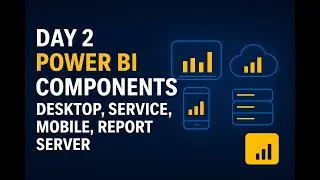 Day 2: Power BI Components &ndash; Desktop, Service, Mobile, Report Server  #powerbi #powerbidesktop