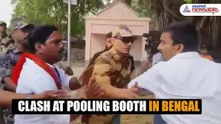 TMC booth president clashes with BJP candidate in West Bengal