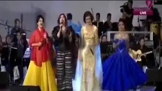 အမှန်နဲ့အမှား + အသည်းခွဲဘုရင်မ ~ မေခလာ+ထွန်းအိန္ဒြာဗိုလ် + ဖြူဖြူကျော်သိန်း + ချမ်းချမ်း (Live 2016)