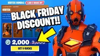 *NEW* Fortnite BLACK FRIDAY ITEM SHOP (40% DISCOUNT/1600 VBUCKS FREE) VERTEX BUNDLE