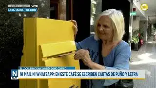 Un caf&eacute; donde se pueden escribir cartas de pu&ntilde;o y letra | N20:30 | 21-01-2026