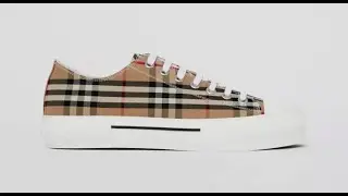 Burberry Vintage Check Cotton Sneakers Archive Beige 80497451